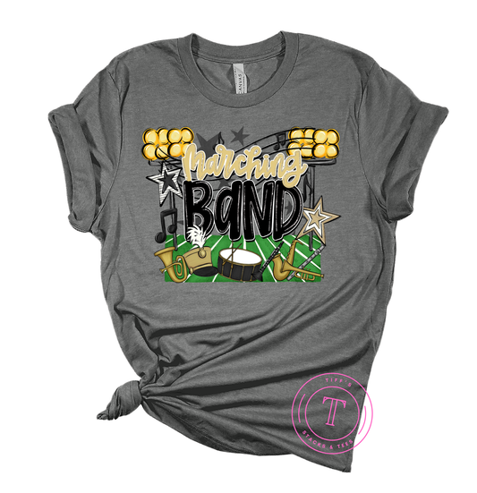 Marching Band Black & Gold