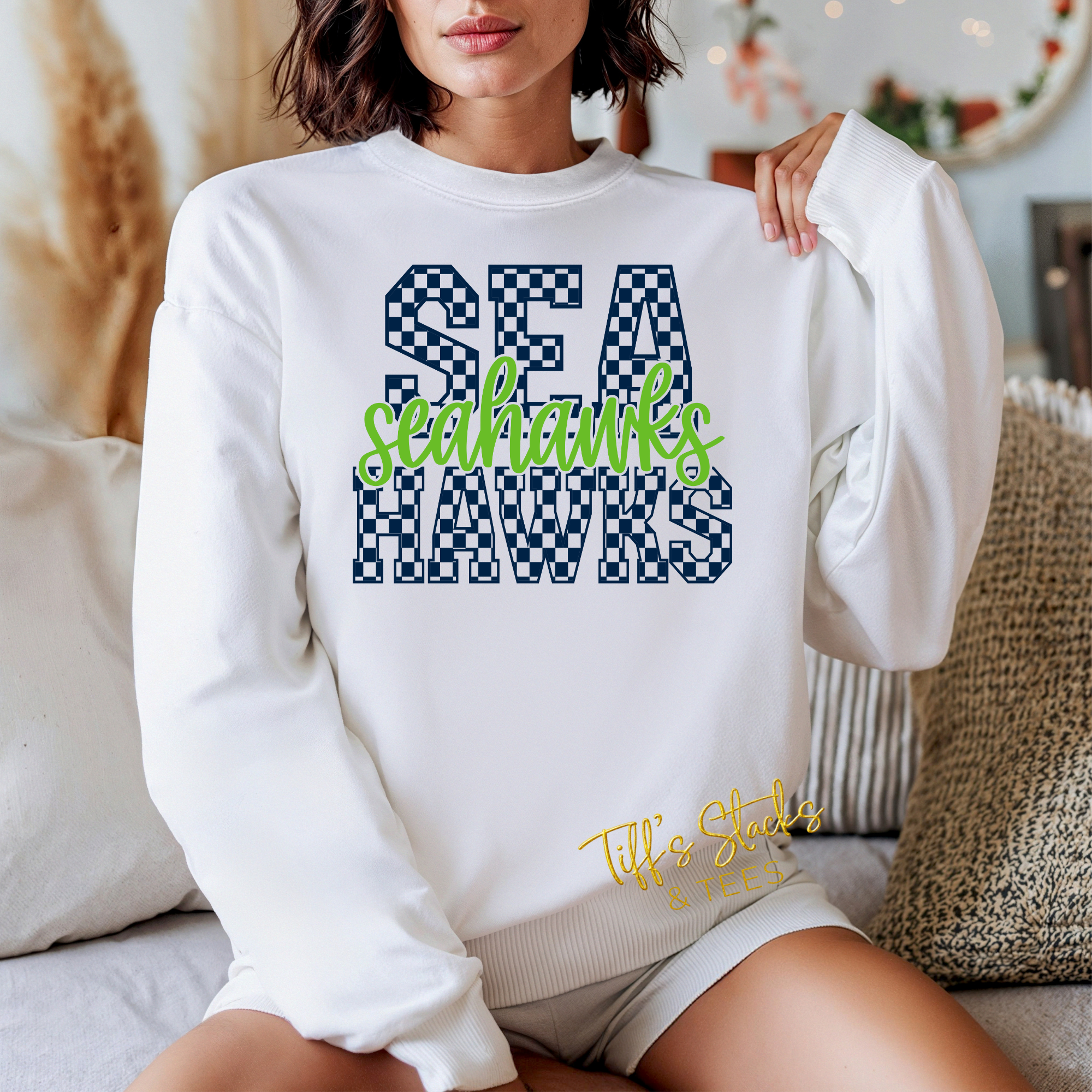 Seahawks Checkered