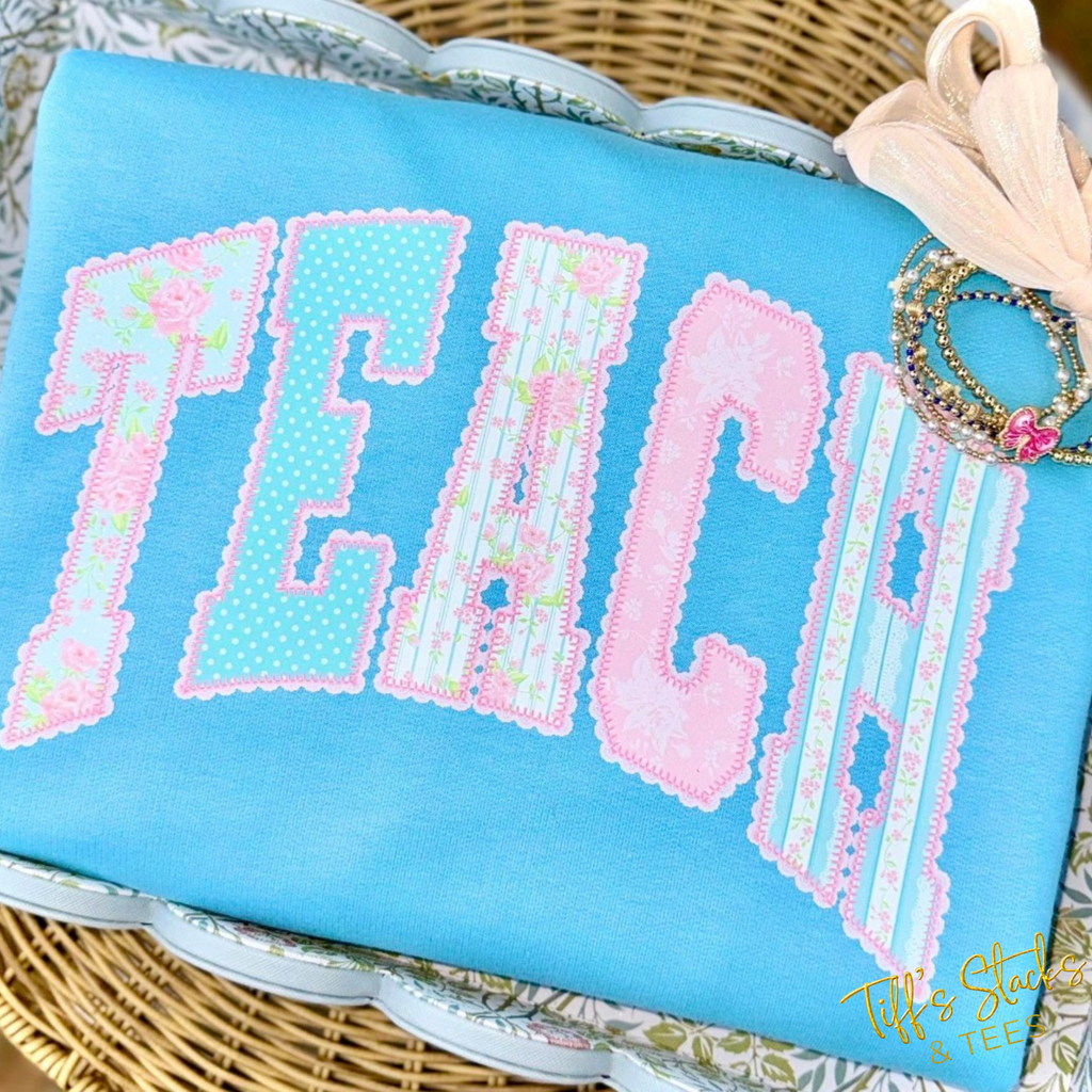 Teach Fancy Floral