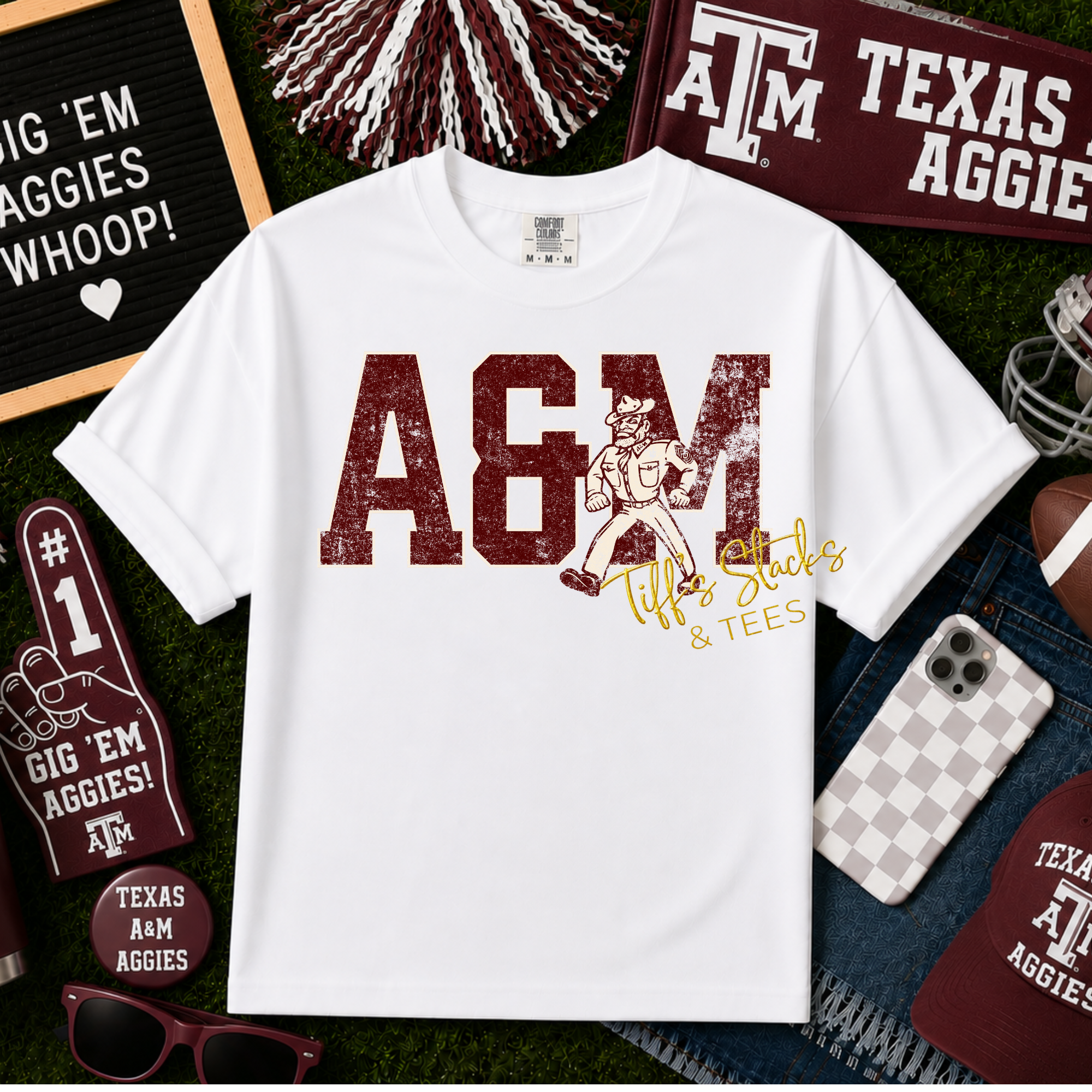 A&M Vintage Varsity Letters