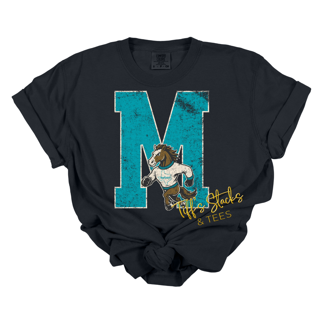 Mitchell Mustangs Vintage Mascot
