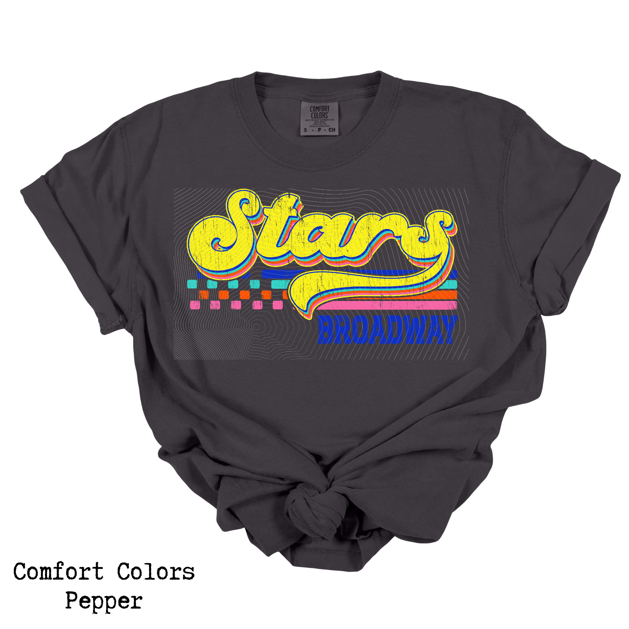 Broadway Stars Neon Retro