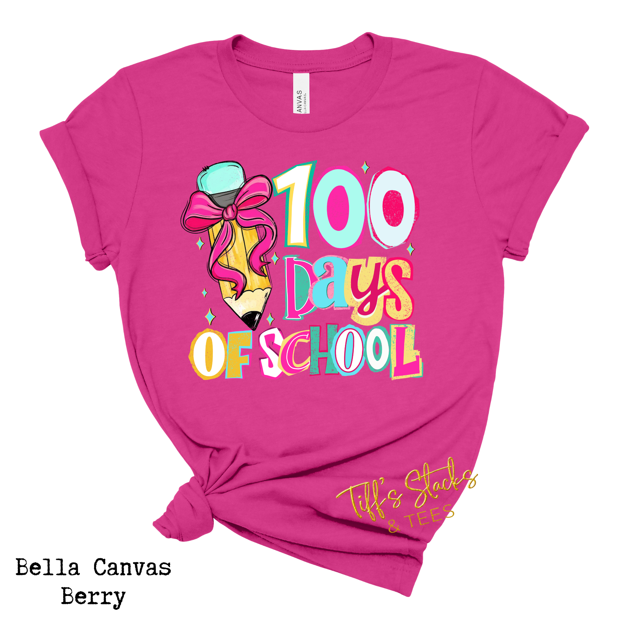 100 Days of School Pencil Coquette Youth