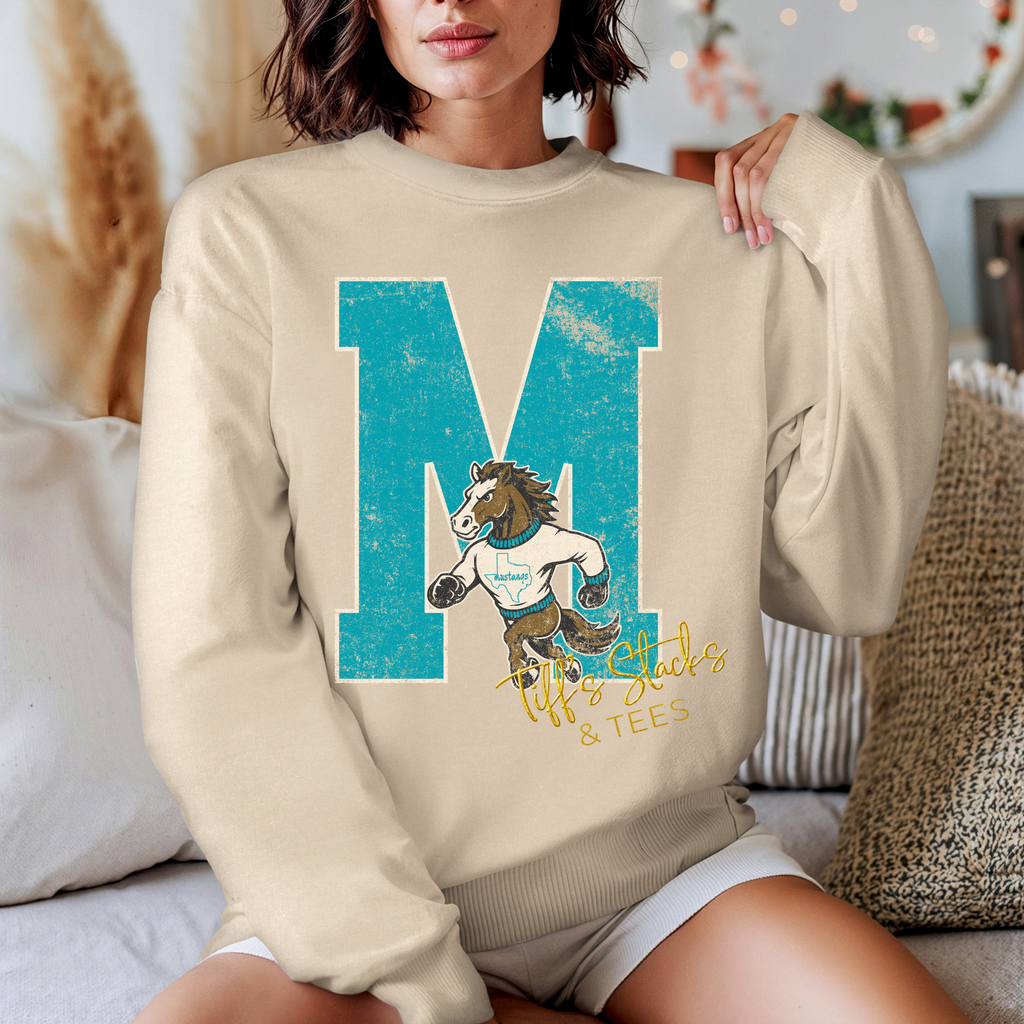 Mitchell Mustangs Vintage Mascot