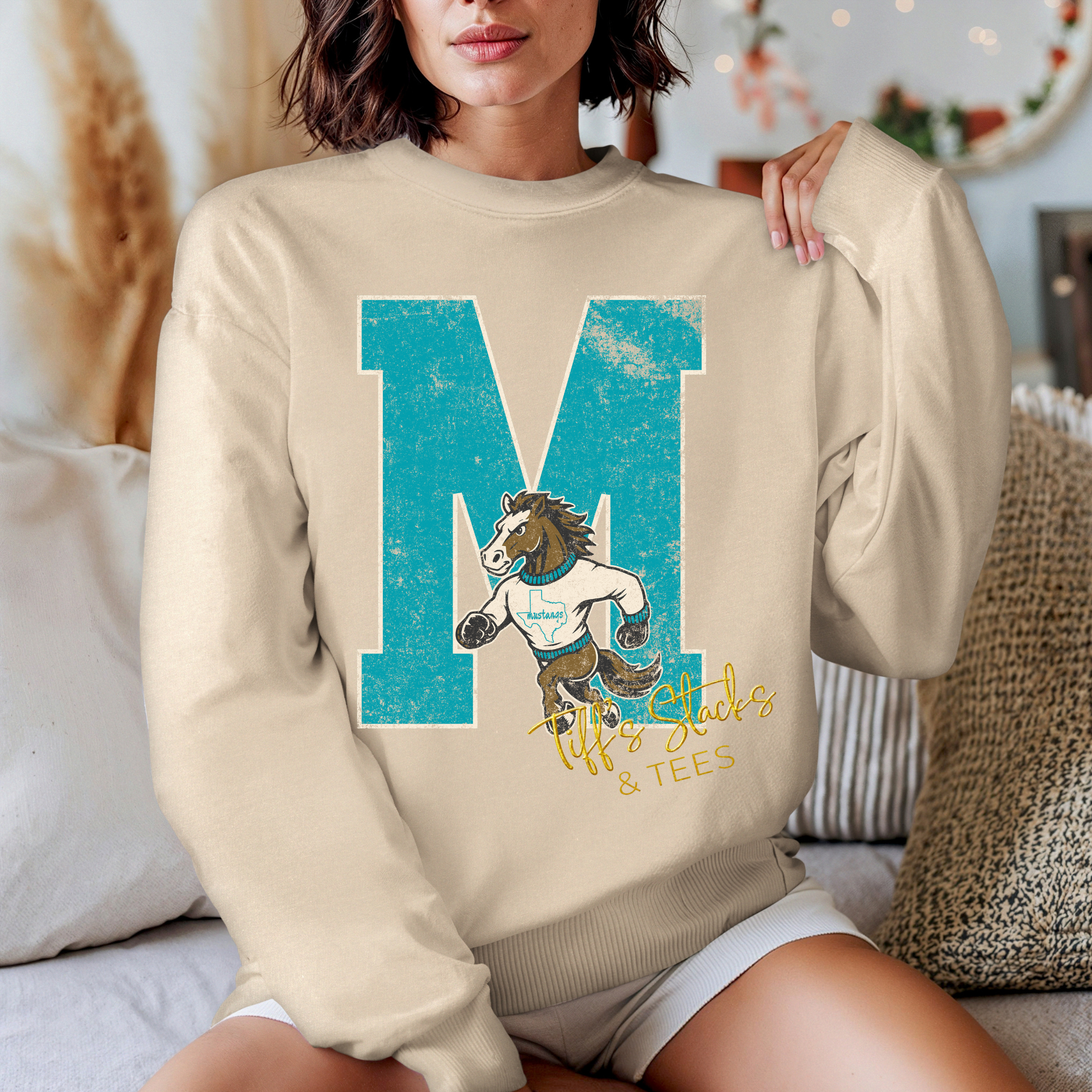 Mitchell Mustangs Vintage Mascot