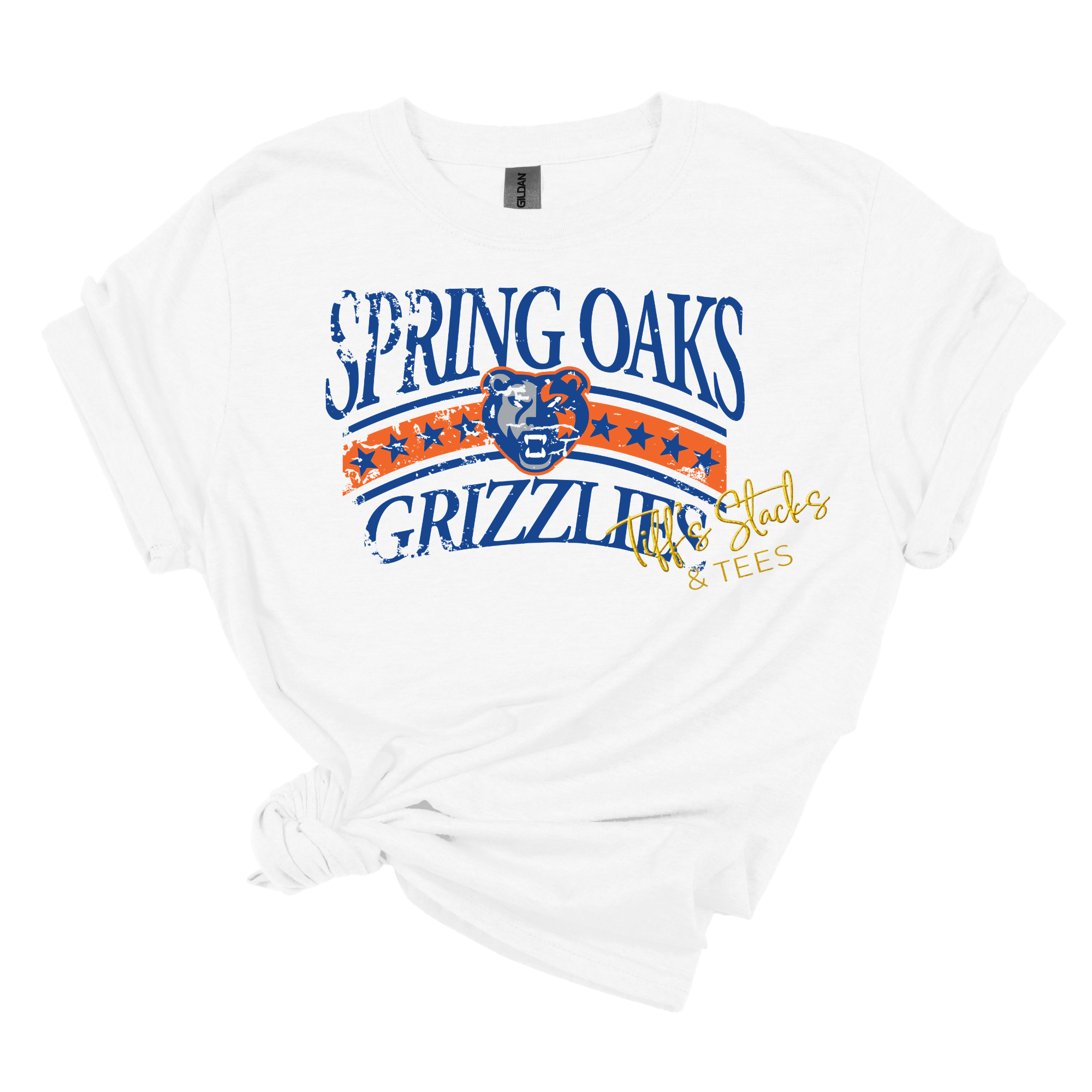Spring Oaks Grizzlies Vintage w/ Stars Youth