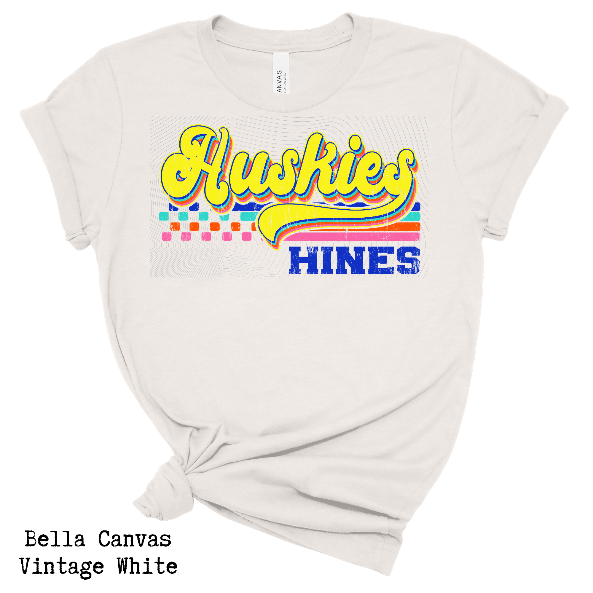 Hines Huskies Neon Retro Youth