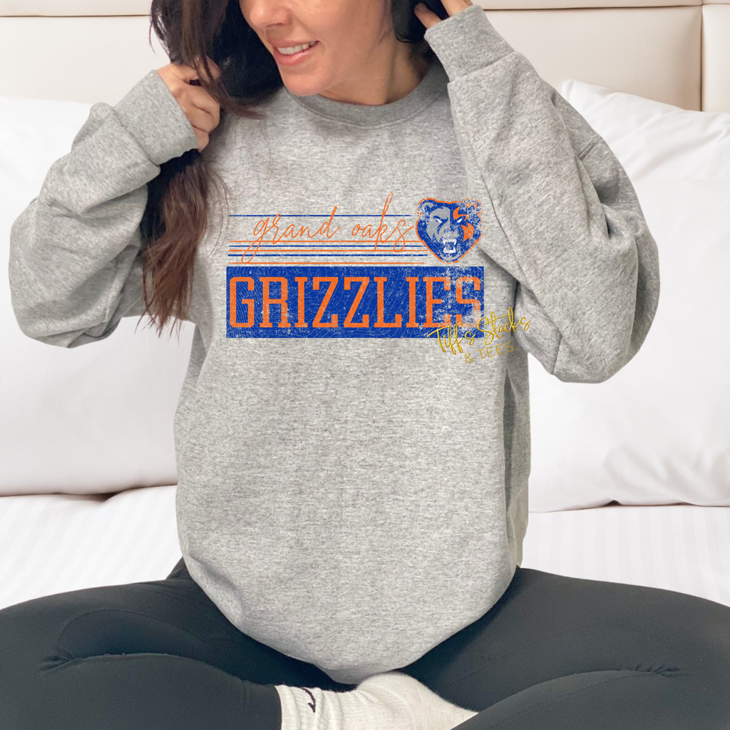 Grand Oaks Grizzlies Vintage Distressed