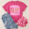 Senior Pink Stretched Font