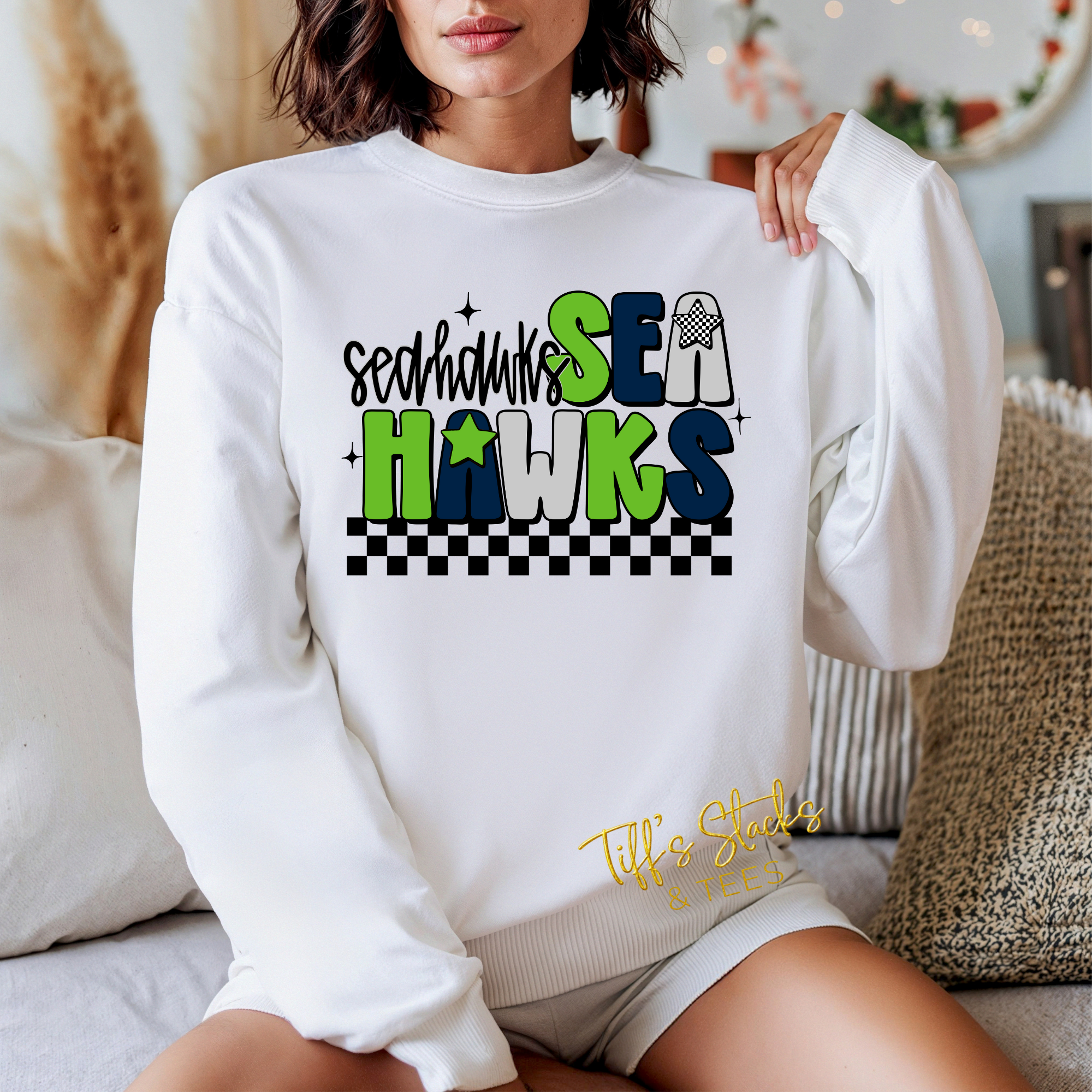 Seahawks w/ Checkered Stars