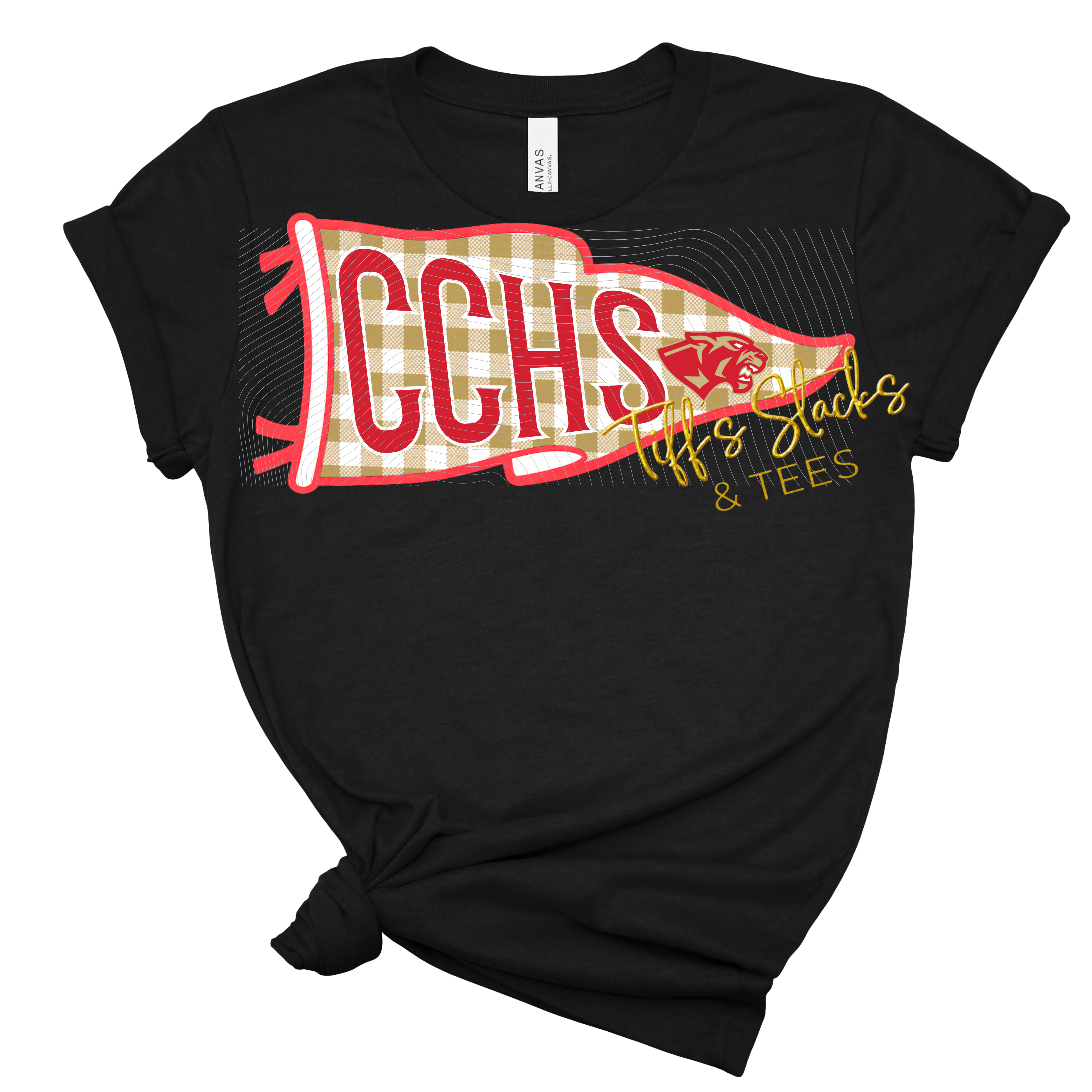 CCHS Panthers Gingham Pennant