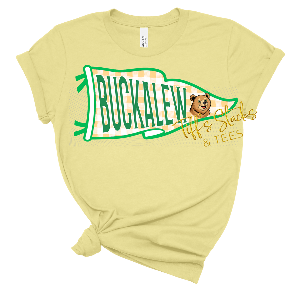 Buckalew Bears Gingham Pennant