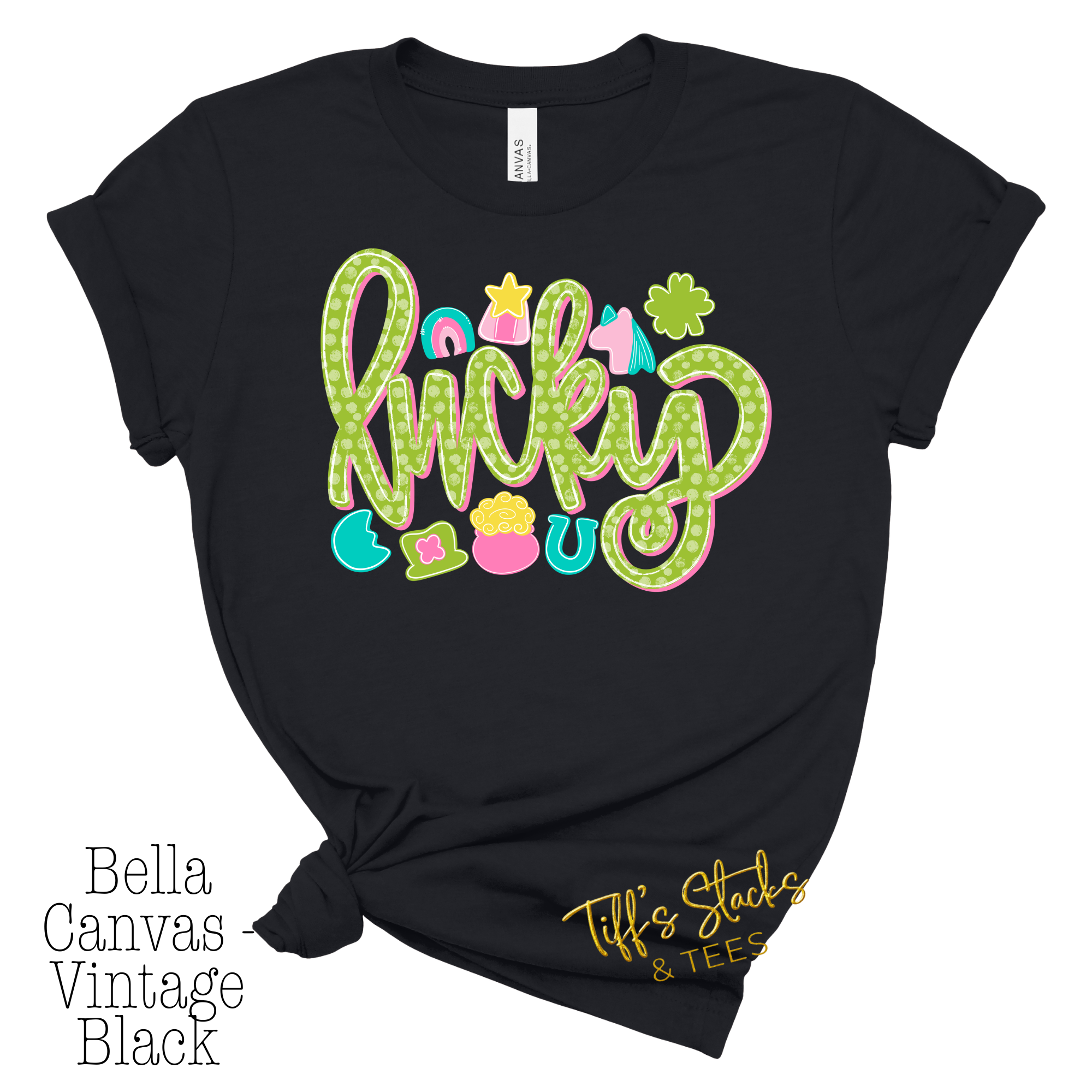 St. Patrick's Day Lucky Dots w/ Charms