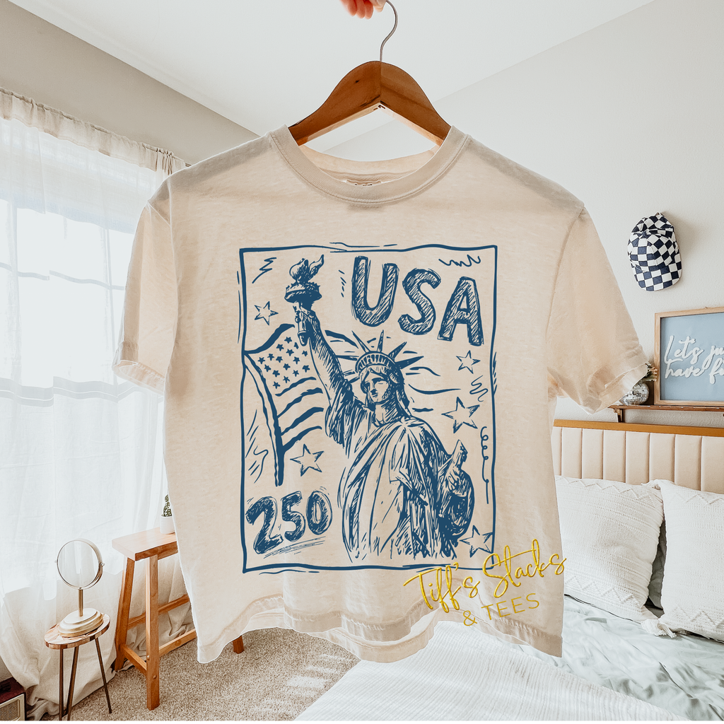 Vintage USA 250 Stamp
