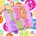 Tigers Neon Stacked Mascot