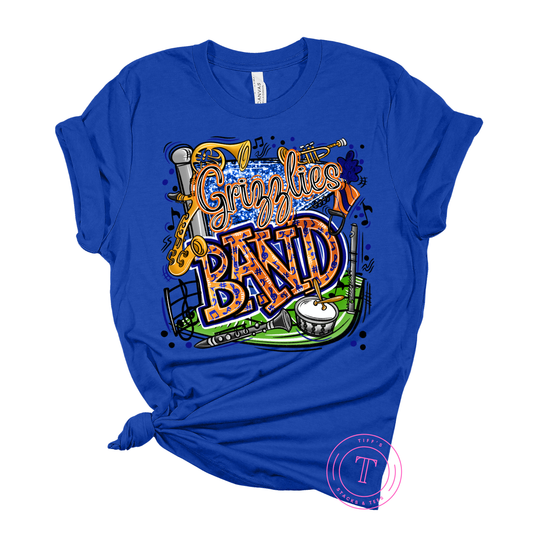 Grizzlies Band Royal Blue & Orange