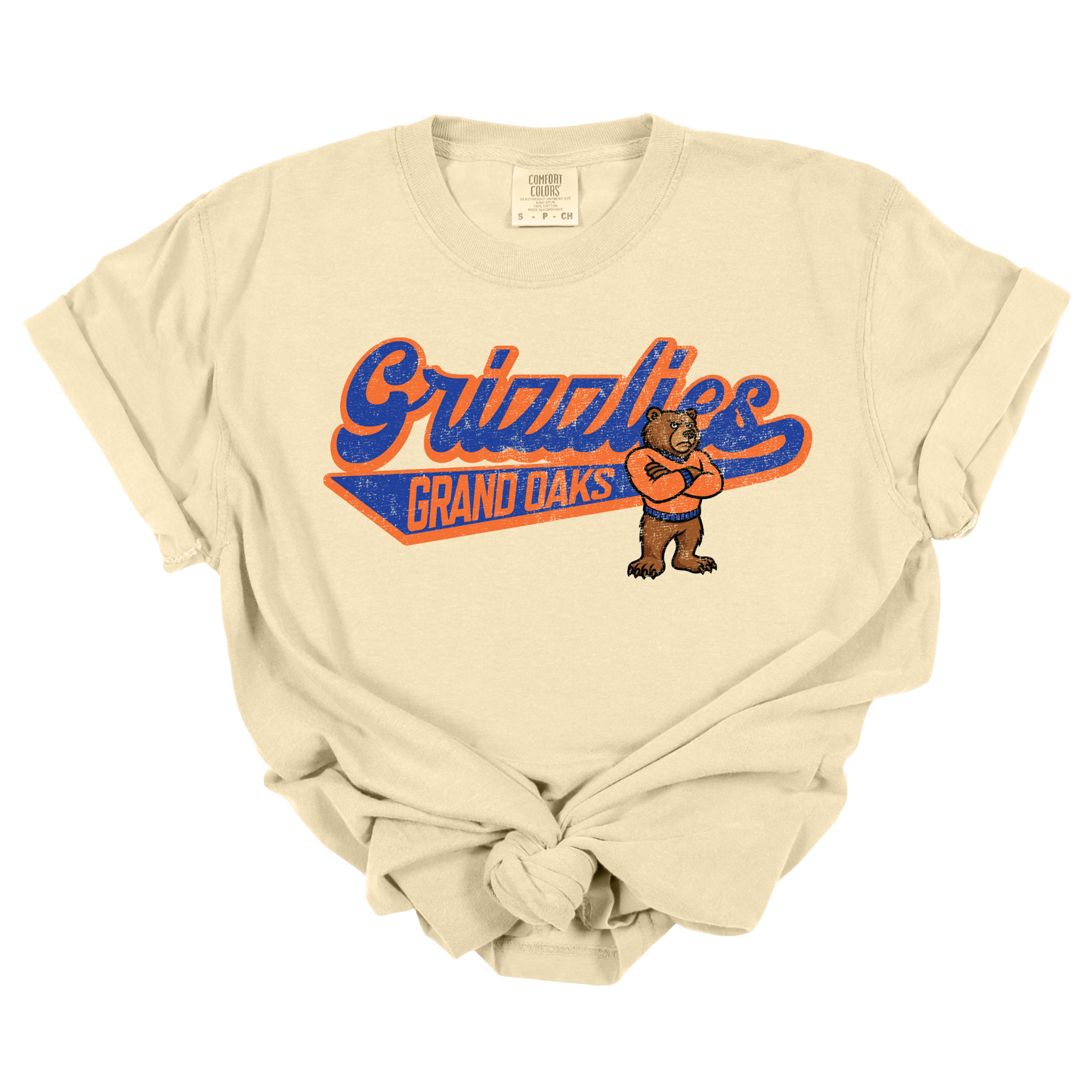 Grand Oaks Grizzlies Retro Bear
