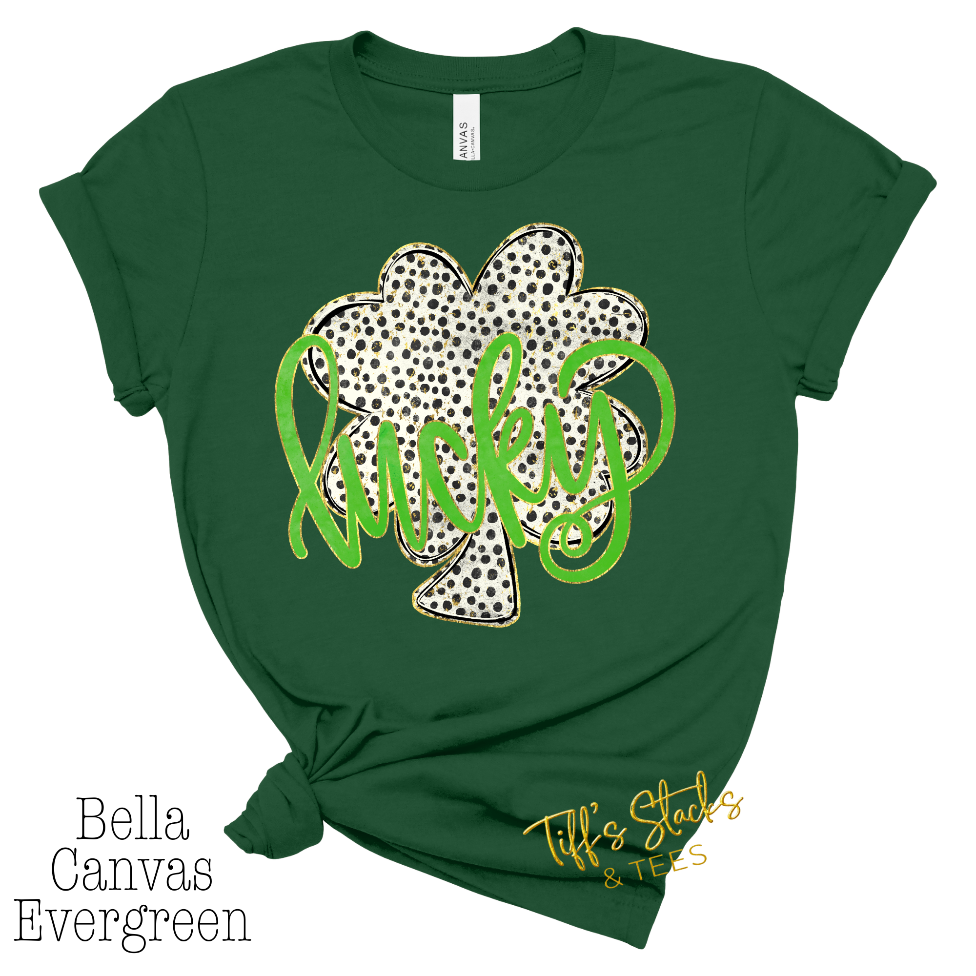 St. Patrick's Day Lucky Dal Dot Shamrock