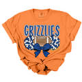 Grizzlies Lace Trimmed w/ Football & Poms