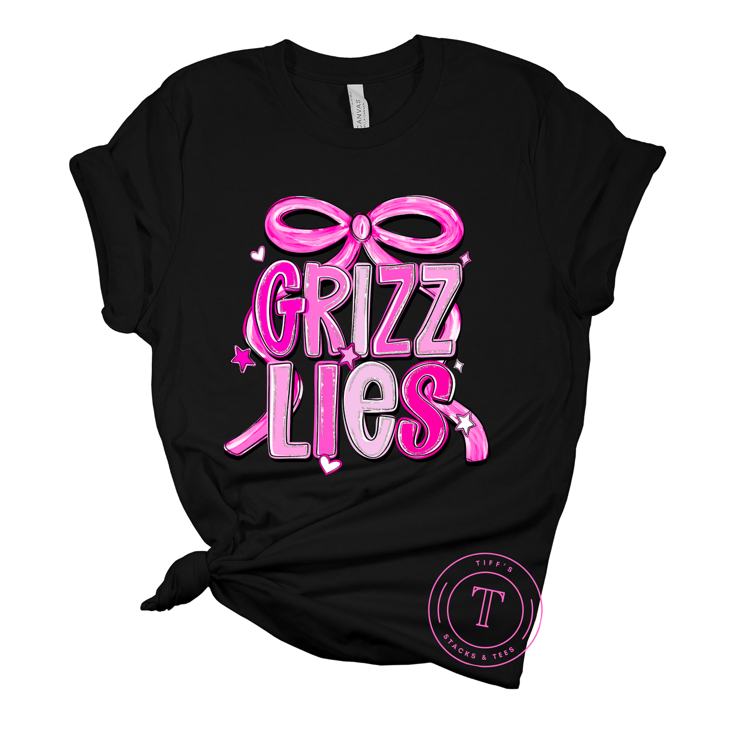 Grizzlies Pink Preppy Coquette Youth