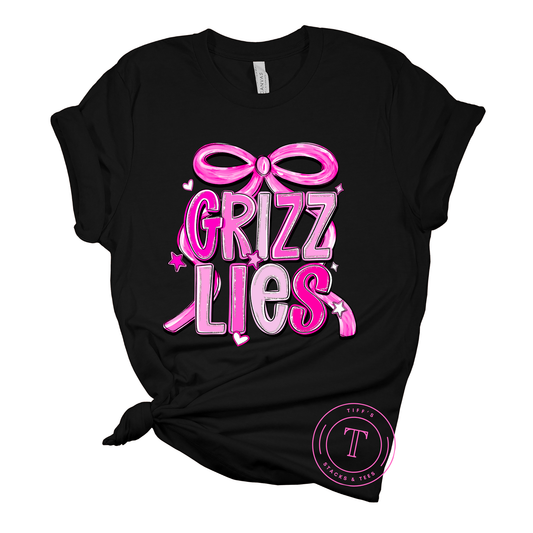 Grizzlies Pink Preppy Coquette Youth