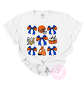 Band & Football Coquette Royal Blue & Orange