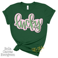 St. Patrick's Day Lucky w/ Pink Dots