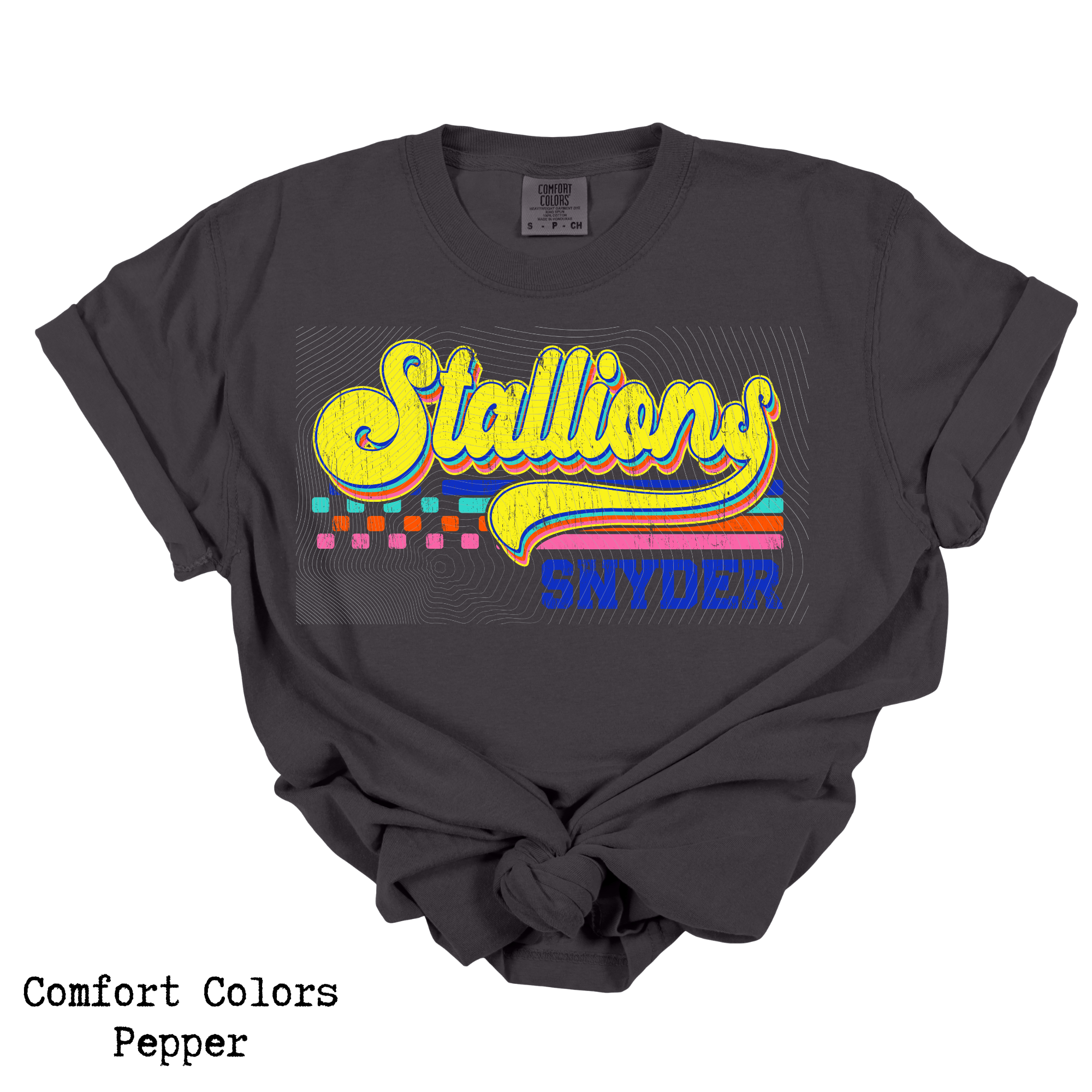 Snyder Stallions Neon Retro Youth