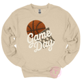 Basketball Game Day (White) Faux Yarn