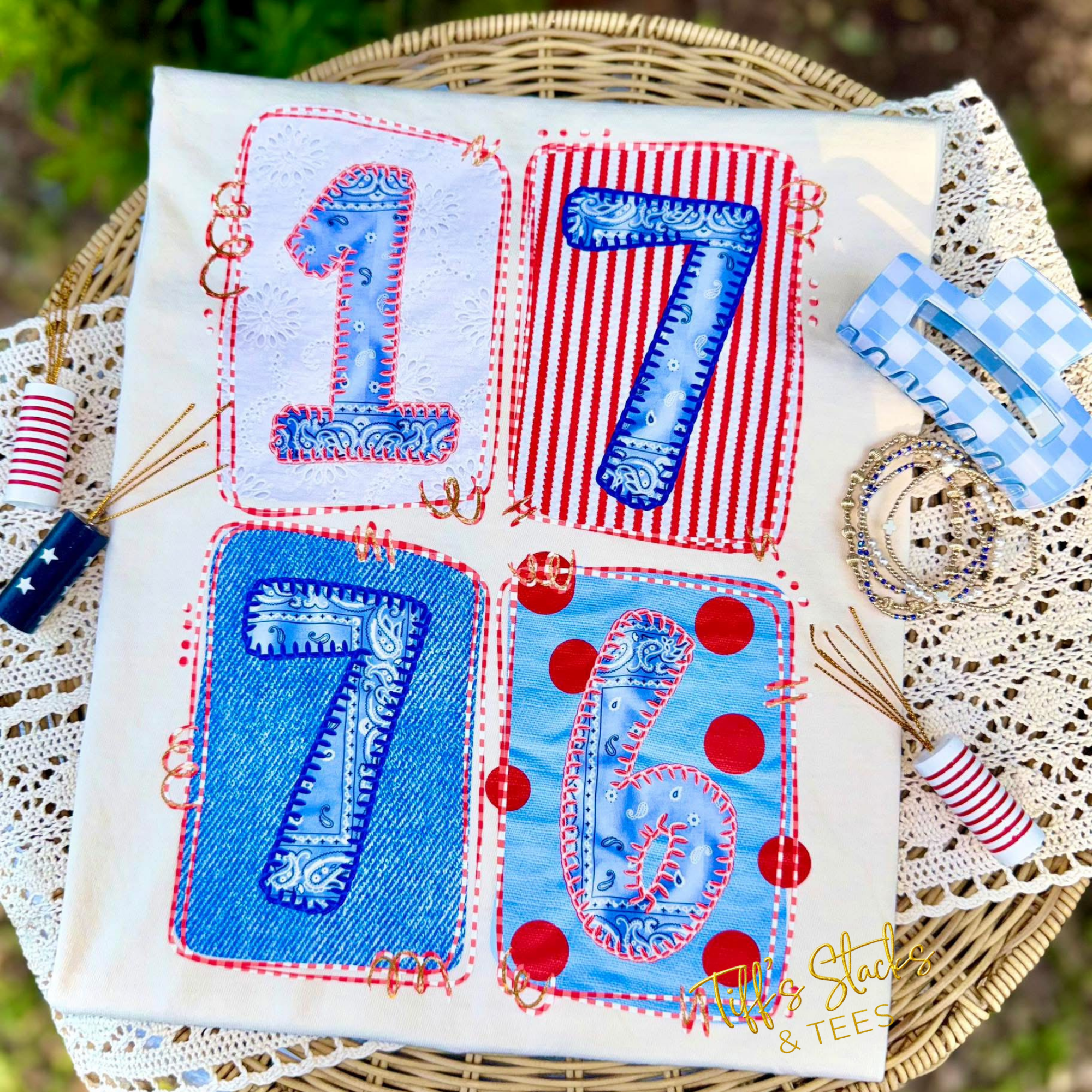 1776 Preppy Faux Fabric