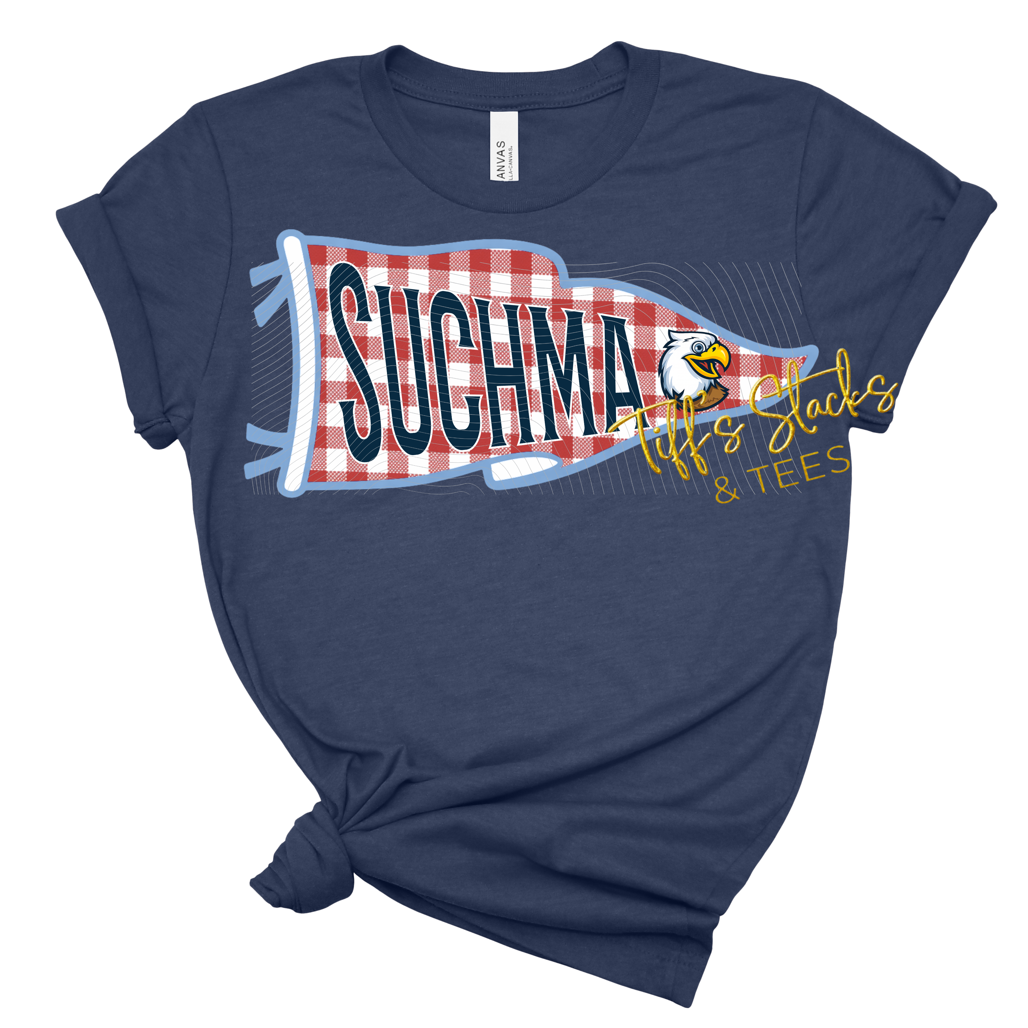 Suchma Eagles Gingham Pennant