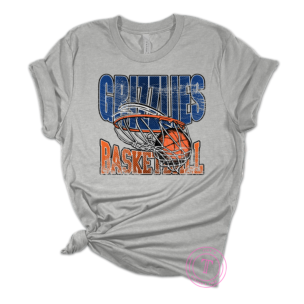 Grizzlies Basketball Grunge