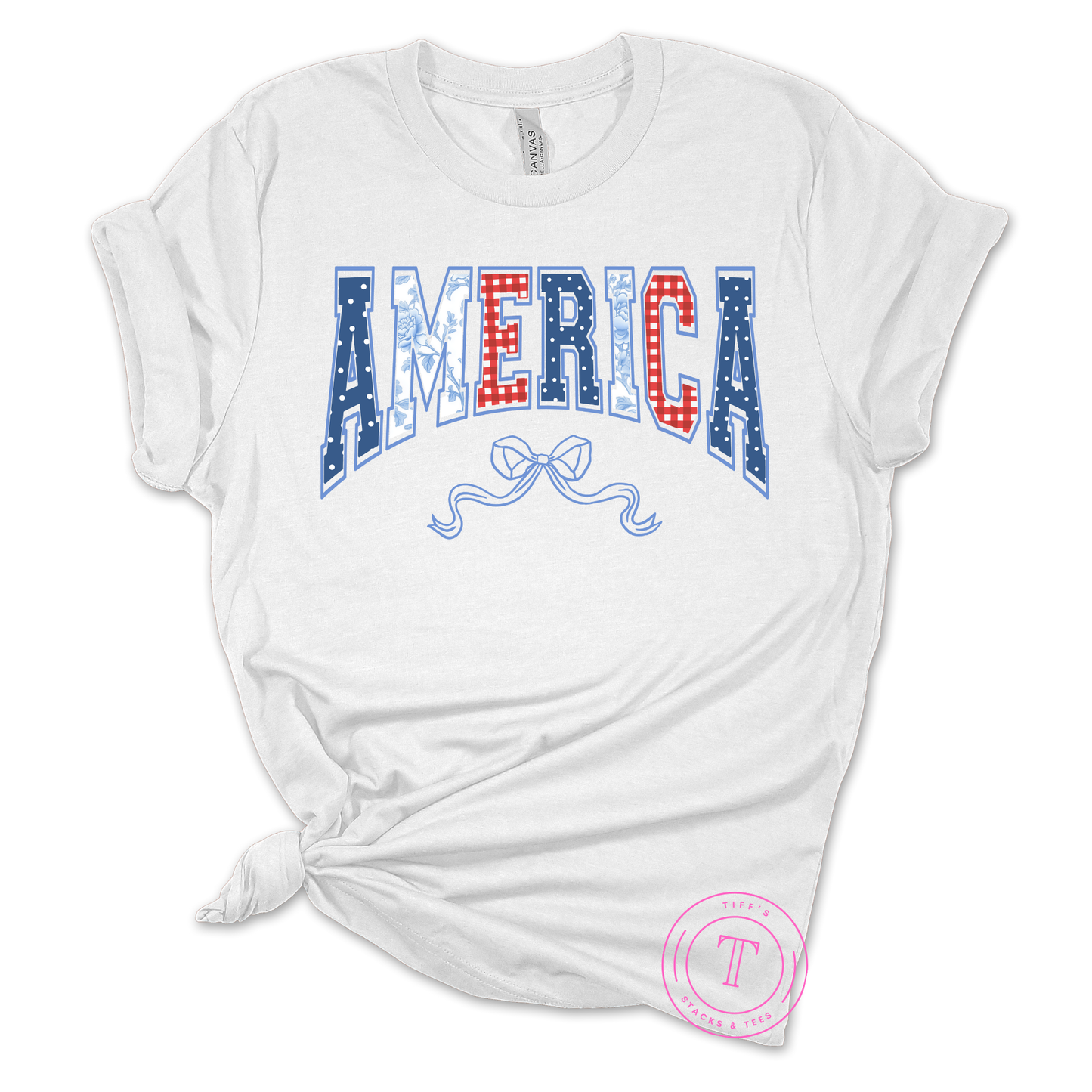 America w/ Coquette Bow