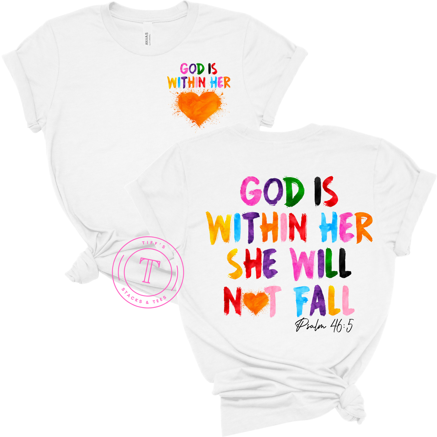 God is Within Her FRONT & BACK