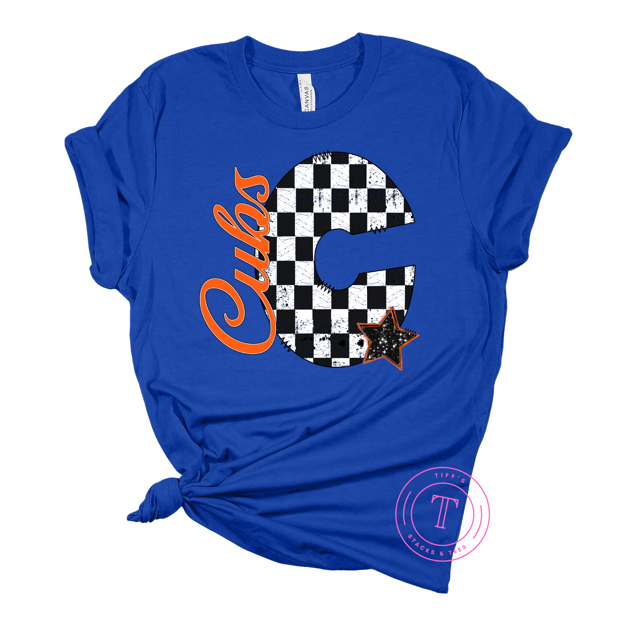 Cubs Checkered C