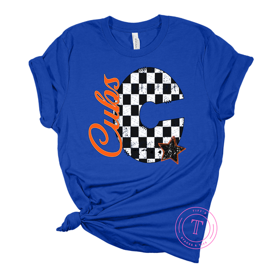 Cubs Checkered C Youth