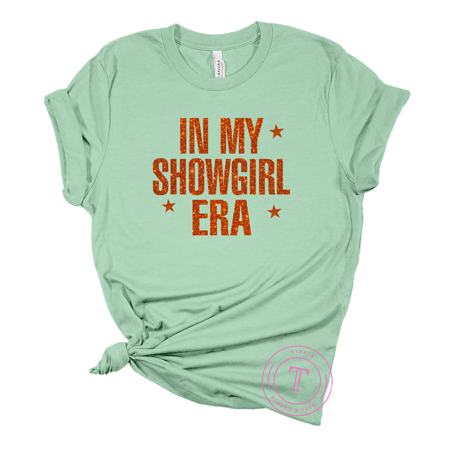 TS In My Showgirl Era Orange Faux Glitter Youth