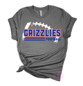 Grizzlies Football w/ Stripes Youth
