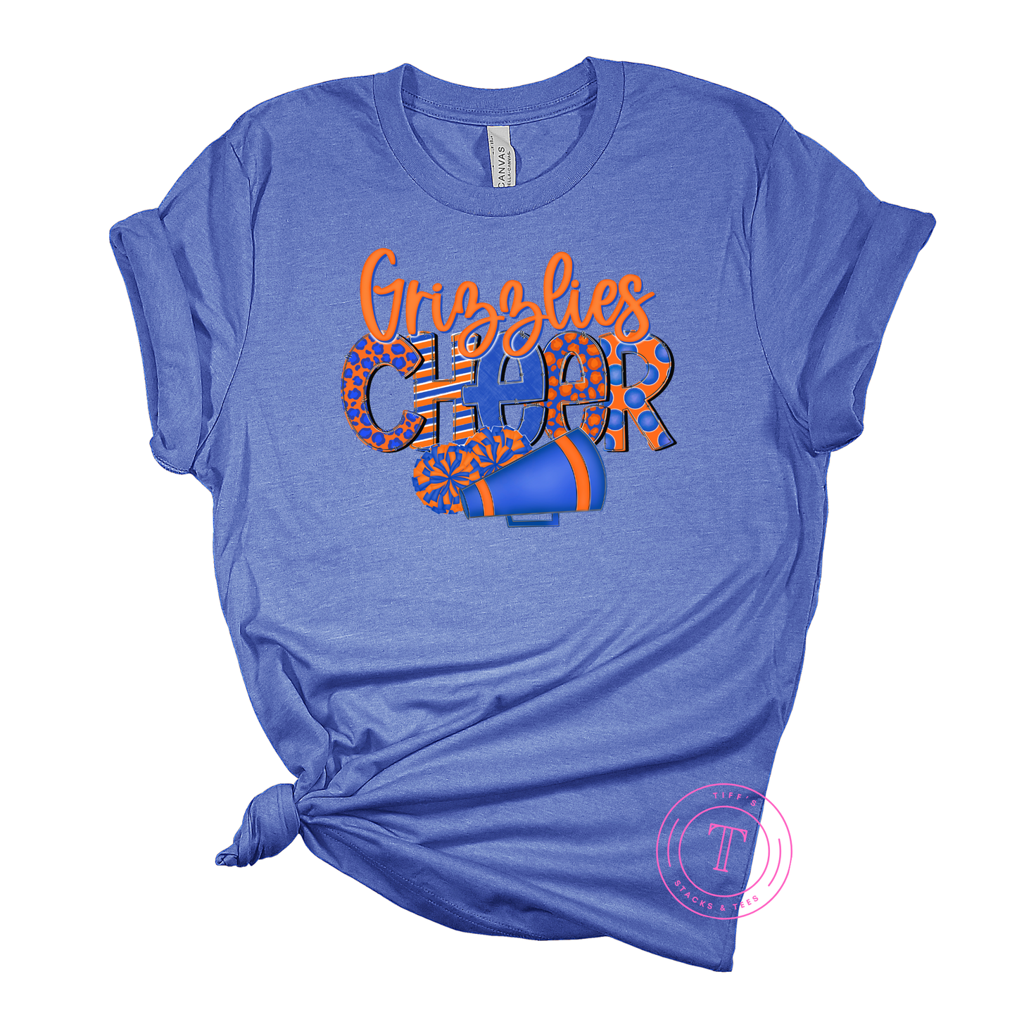Grizzlies Cheer Doodle Letters
