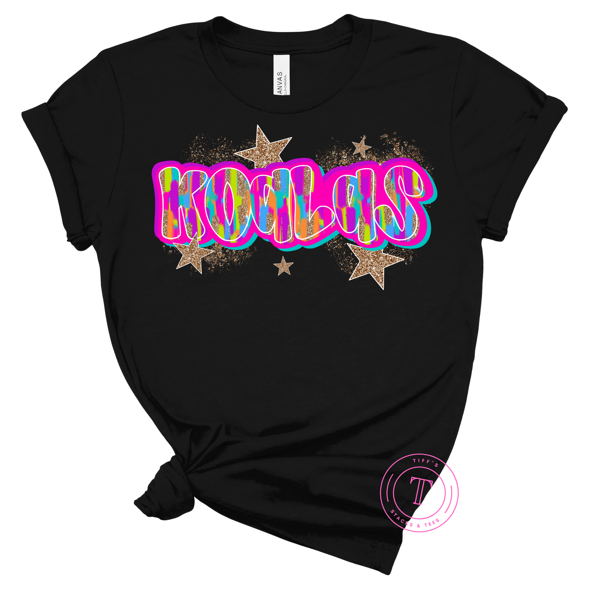 Koalas Neon w/ Gold Stars Youth