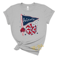 Patriots Pennant Flag w/ Pom