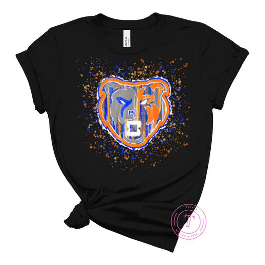 Grizzlies Splatter Paint Youth