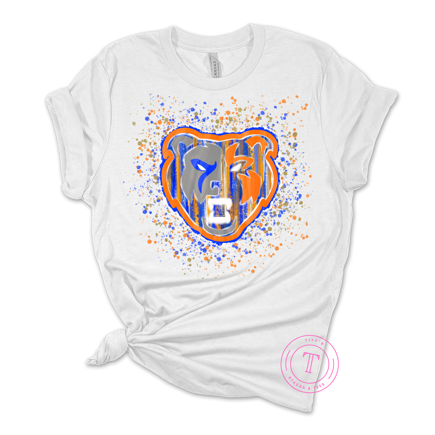 Grizzlies Splatter Paint Youth