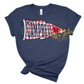 Campbell Cardinals Gingham Pennant