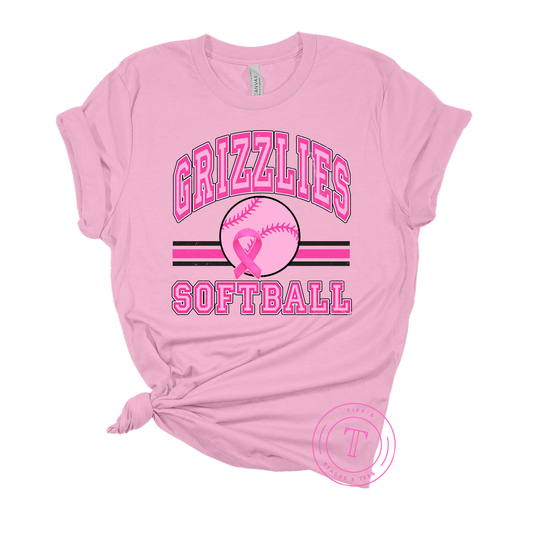 Grizzlies Pink Out Softball Youth