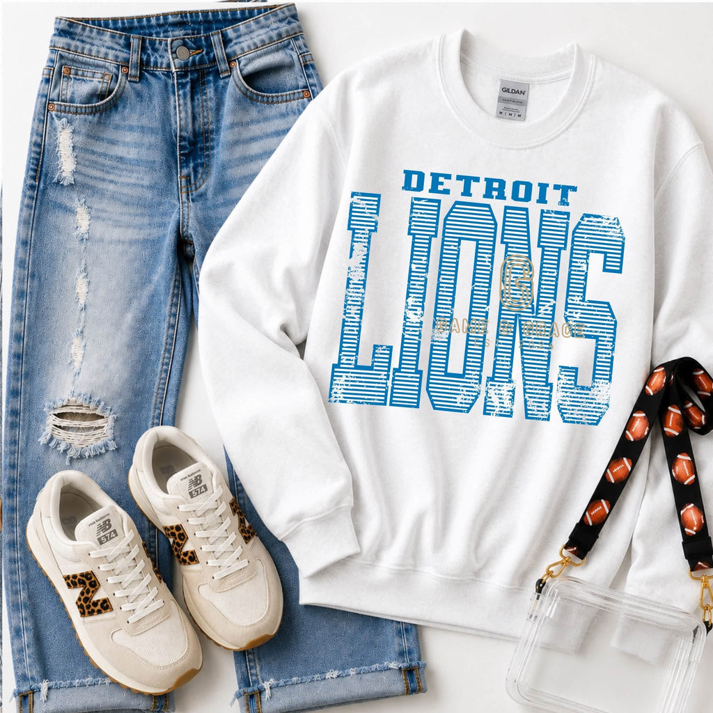 Lions Striped Vintage