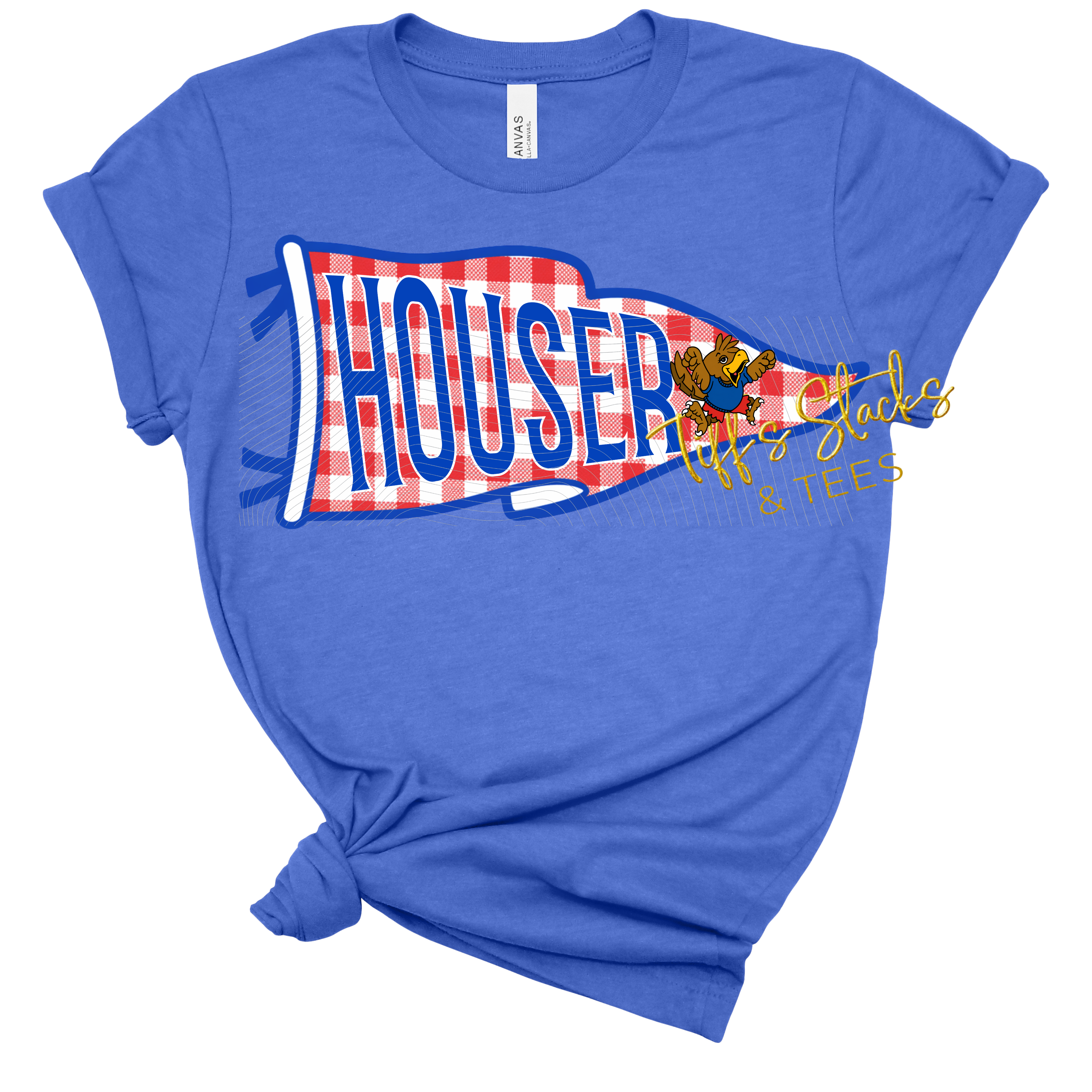 Houser Hawks Gingham Pennant