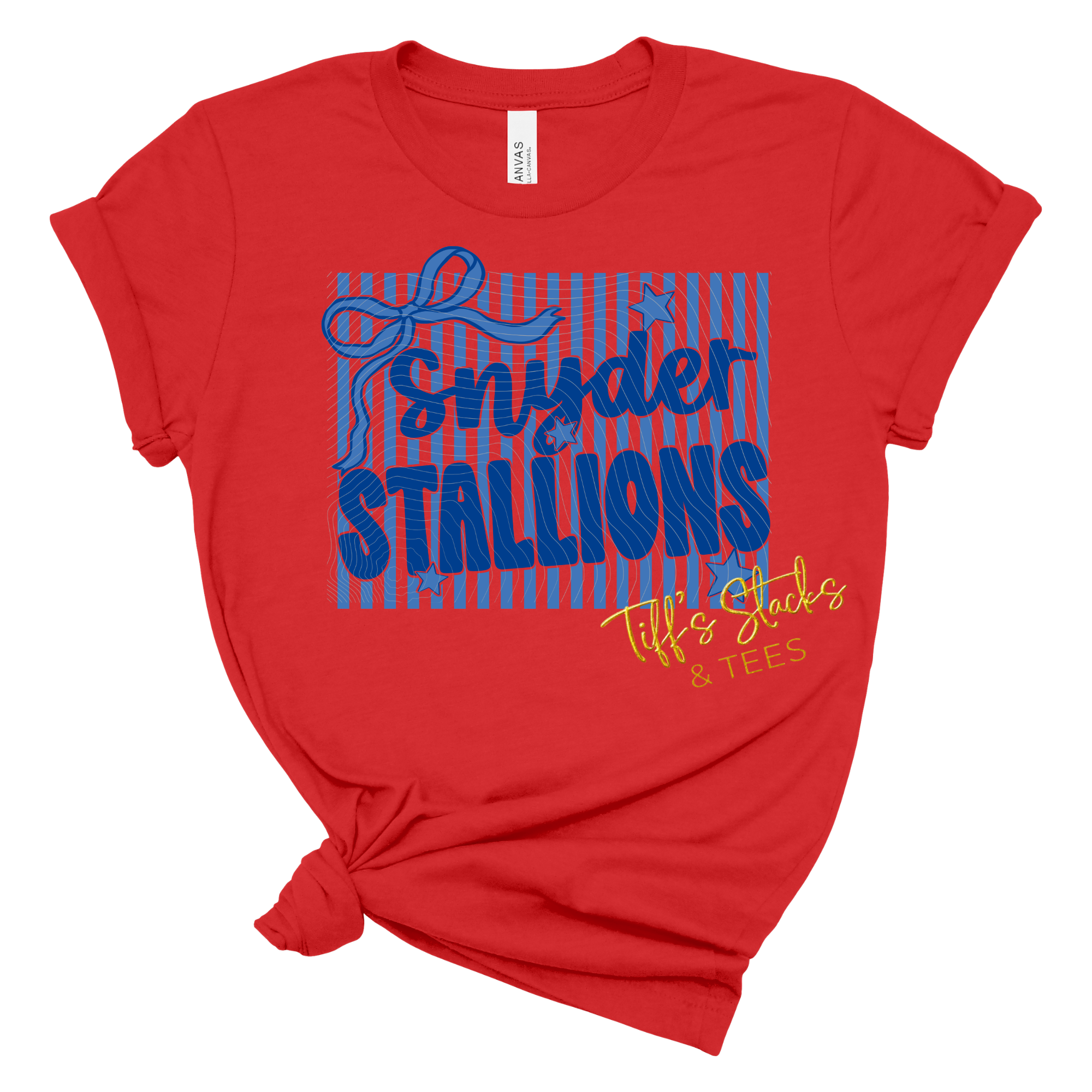 Snyder Stallions Striped Coquette Youth