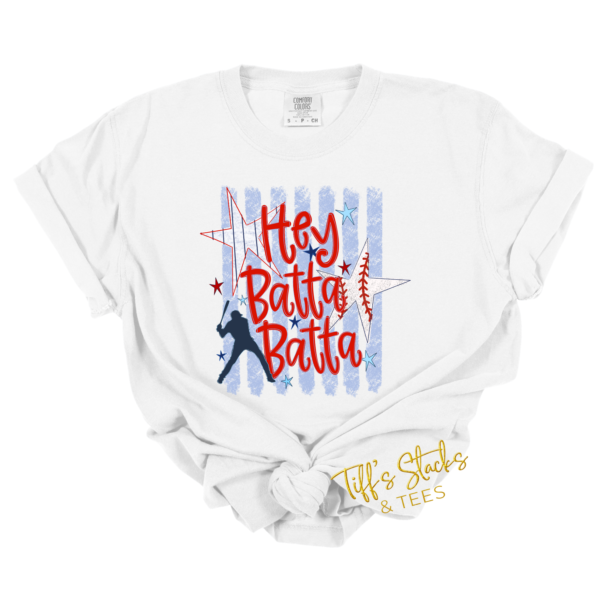 Hey Batta Batta Preppy Striped