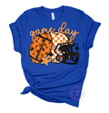 Orange Game Day w/ Checkered Helmet & Leopard Football